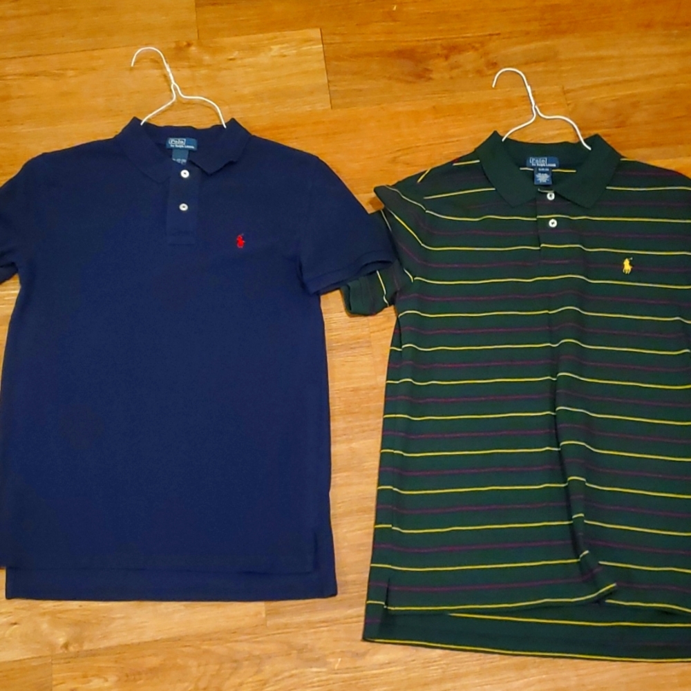 2 boys polos Size 18-20